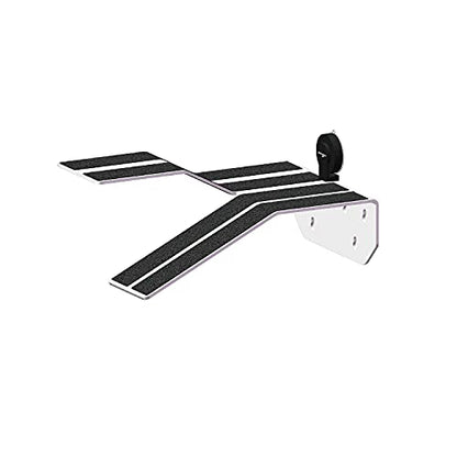 WACOOL Acrylic 3 in 1 Turtle Dock with Ramp & Diving Platform, Deluxe Turtle Platform Ramp for Turtle Resting Climbing Diving with Suction Cup (12.6" x 6.9" x 4")