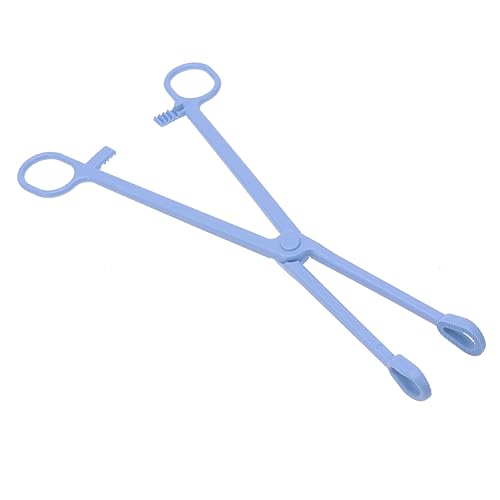 BESPORTBLE 1pc Plastic Pet Cleaning Stool Clamp for Reptiles Lizards and Birds and Easy to Use Waste Removal Tool Scissor Design for Convenient Cleaning - size: Size 2