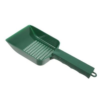Hemoton Plastic Fish Tank Water and Sand Shovel Long Handle Multi-Function Aquarium Cleaning Tool Beach Sifter Reptile Poop Hamster Shrimp Large Scooper Handheld