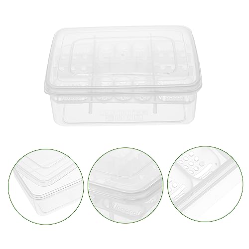 Happyyami 2pcs Reptile Egg Incubator Case Hygrometer for Quail Eggs and Crested Gecko Supply