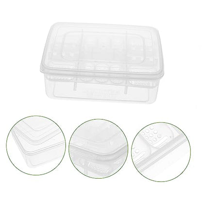 Plastic Reptile Egg Incubator Hatching Case for Tortoise and Lizard Eggs Easy to Clean and Manage Transparent Design for Observing Reptile Births Reusable Incubator Tray
