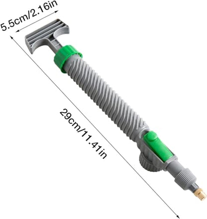 Green Handheld Sprayer - High Pressure Air Pump Manual Sprayer with Adjustable Nozzle - Garden Pump Sprayer - Hand Pump Sprayer Pressure Sprayer Top for Home Lawn and Garden Sprayer