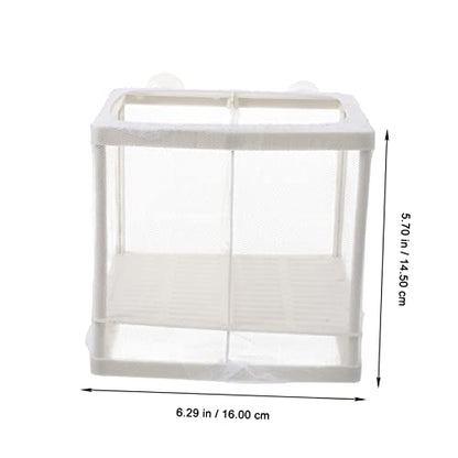Generic Aquarium Fish Breeder Box 2Pcs Fish Tank Isolation Net Shrimp Breeding Box Reptile Box