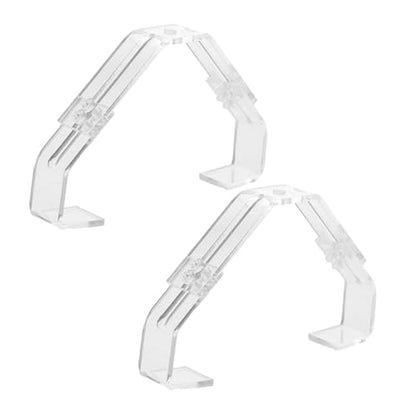 Mipcase 2pcs Light Clip for Terrarium Durable Replacement Lamp Holder for Fish Tank and Reptile Heating Light Versatile Fixture for Aquariums and Glass Tanks