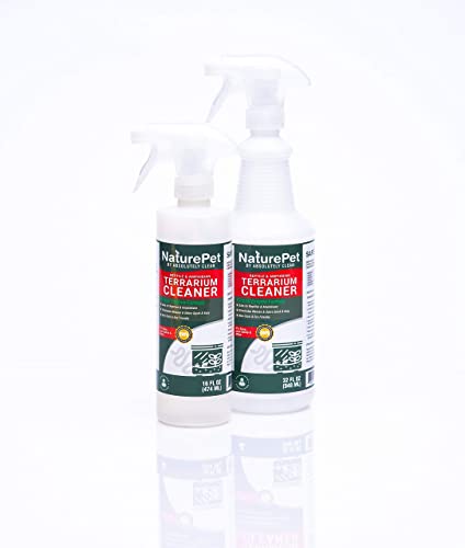 NaturePet Reptile & Amphibian Terrarium Cleaner (16oz Spray Bottle)