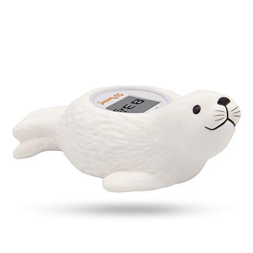 Doli Yearning Baby Bath Thermometer Baby Safety Water Thermometer for Kids | ±1℉ Accuracy; Long Battery Life; BPA-Free; Rapid Response - color: White