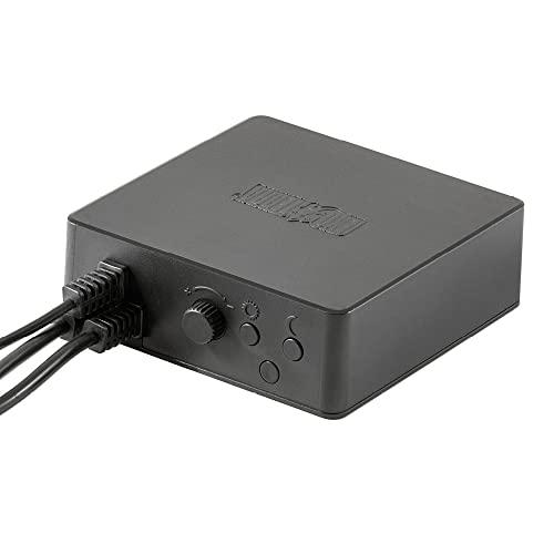 Exo Terra Thermostat for Reptile Terrariums | With Day and Night Timer and Dual Receptacles