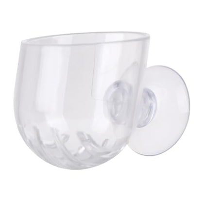 Red Acrylic Automatic Fish Feeder Cup for Aquarium Shrimp and Fish Feeding Worms Small Red Feeding Dish Suitable for Tank Use