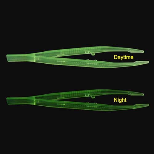 Glow Feeder Tweezers – Long Reptile Feeding Tool, Comfortable Grip, Sturdy Anti-Skid Construction, Precise Tip, Easy to Clean | Pet Feeding Accessory with Snake Lizard Tortoise Spider Frog Handling Fu