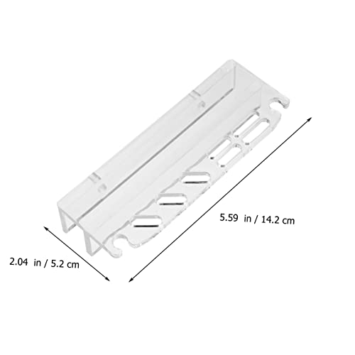 Toddmomy Fish Tank Tool Holder Plant Holder for Aquarium Algae Scraper Storage Rack Simple Installation Design