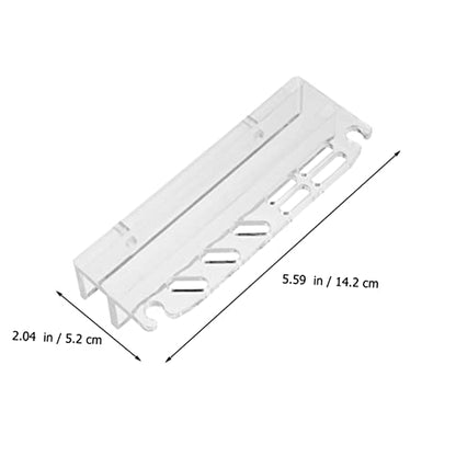 Toddmomy Fish Tank Tool Holder Plant Holder for Aquarium Algae Scraper Storage Rack Simple Installation Design