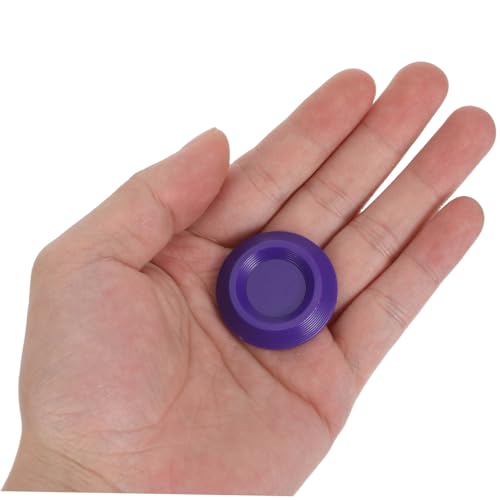 Toyvian 12pcs Plastic Reptile Feeding Bowls Nontip Base and Hygienic Design, Small Animal Food Dish for Reptile Terrarium and Travel Use, Purple Color