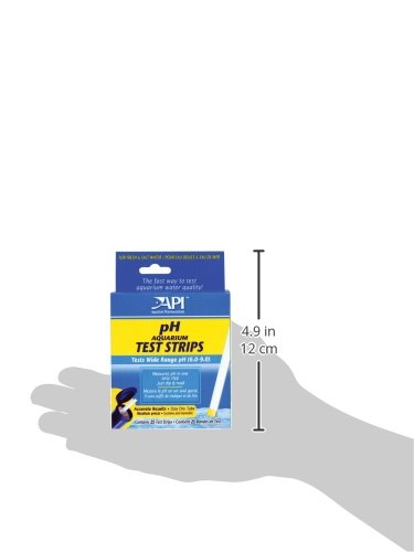 API TEST STRIPS,For Variety of Water Parameters,Monitor aquarium water quality and help prevent invisible water problems that can be harmful to fish,Use weekly and when problems appear,25-Count (33F) - style: pH