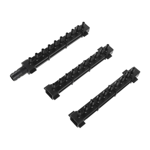 ARTIBETTER 1 Set Modular Spliced Spray Bar - Multi-Outlet Fountain Rain Strip for Garden Water Feature, Plastic Rain Pipe for Fish Tank Or Terrarium, Drip Irrigation Tube