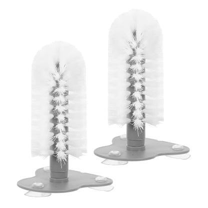Turtle Cleaning Brush Abs Material 2pcs with Suction Cup Turtle Scrubber for Targeted Shell Cleaning Reptile Tank Accessories for Aquarium Tank Supports Aquatic Environment