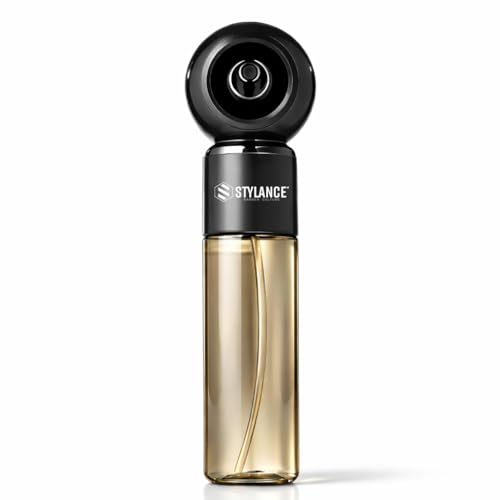 Electric Barber Spray Bottle – Professional Rechargeable Fine Mist Sprayer for Hair Stylists, Salon & Barber Shop, Continuous Nano Atomizer, Matte Black Refillable Design- 120ML