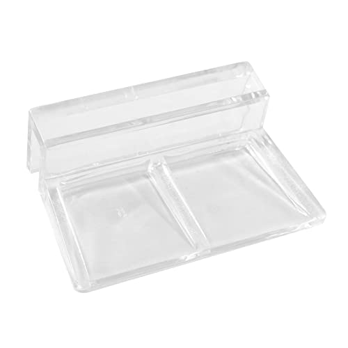 Aquarium Lid Clips, 5MM, 24 Pack | DIY Aquarium Lid Holder, Clear Acrylic, Fish Tank Support, Aquarium Glass Holder - size: 5MM