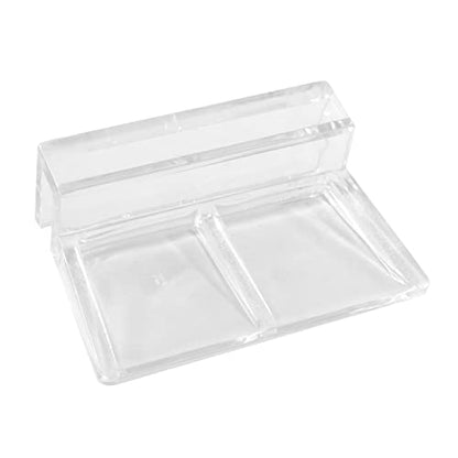 Aquarium Lid Clips, 5MM, 24 Pack | DIY Aquarium Lid Holder, Clear Acrylic, Fish Tank Support, Aquarium Glass Holder - size: 5MM