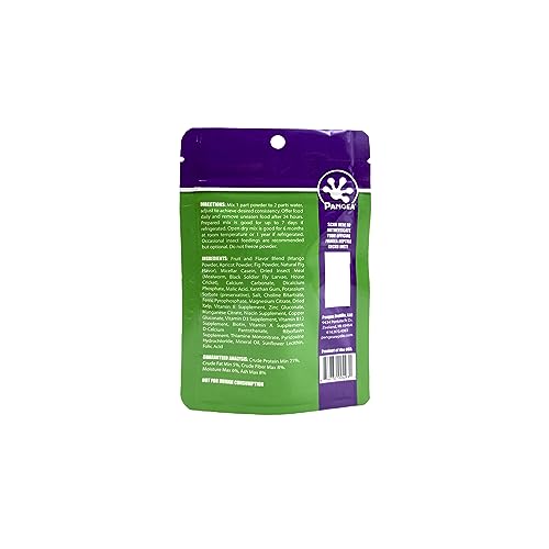 Pangea Gecko Diet Fig & Papaya Bundle - 2oz Fig & Insects and Papaya Diets