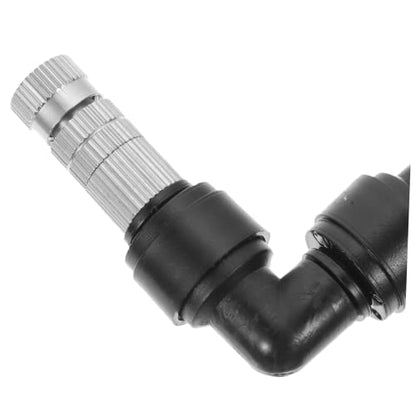 HANABASS 4pcs Reptile Mister Nozzles Misting System Garden Spray Head Tank Watering Tool - color: Blackx4pcs, size: 13.5X14X2CMx4pcs