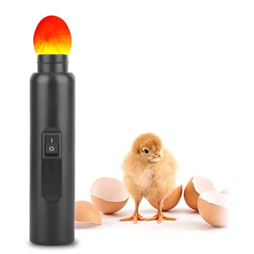 FLEXMAN Egg Candler Tester, LED Light Egg Tester Candling Lamp, Multi Purpose Auto Mini Lighting Lamp for All Types Egg Broody or Incubator