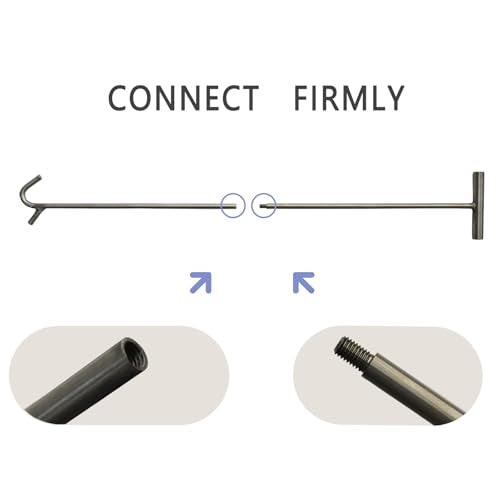 5th Wheel Pin Puller,Portable Stainless Steel Type S-Hook 32 inch,1pack