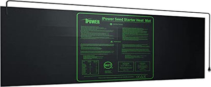 iPower 48" x 20" Waterproof Durable Seedling Heat Mat Warm Hydroponic Plant for Indoor Gardening Germination Starting, 1 Pack New - size: 48" x 20"-New, style: Heat Mat