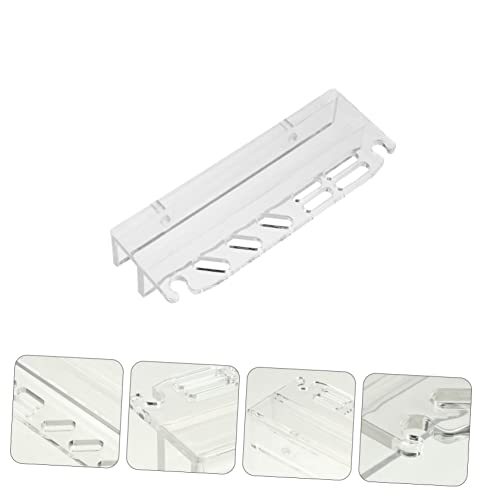 Toddmomy Fish Tank Tool Holder Plant Holder for Aquarium Algae Scraper Storage Rack Simple Installation Design