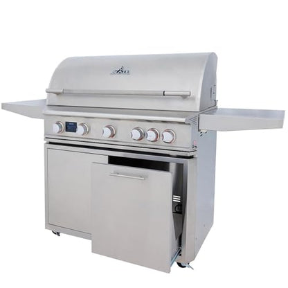Blaze LTE PRO 40-in 5-Burner Propane Grill w/Digital Temperature Screen & Rotisserie