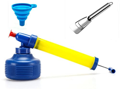 Diatomaceous Earth Applicator Garden Puffer Duster Powder Duster (Yellow) - color: Yellow