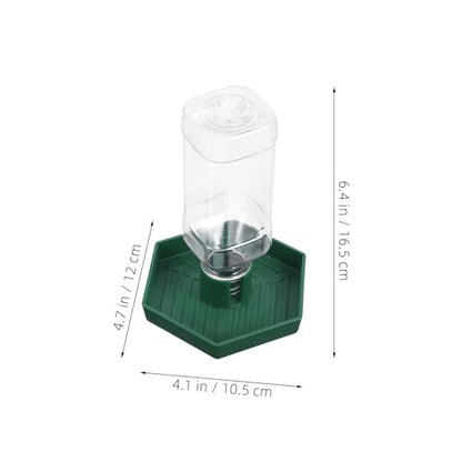 2pcs Automatic Reptile Water Dispenser - Small Corner Water Bowl for Tortoise Turtle Lizard & Snake - Drinking Fountain for Terrarium
