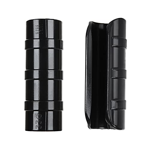 50 PCS Greenhouse Clips 3/4 inch Plastic Greenhouse Clamps 20mm Black ABS Snap Clamp Tube Clip Garden Buildings Tube Clip for Greenhouse Film Sunshade Nets Frame Shelters- Outer Ø 0.95” inner Ø 0.78”