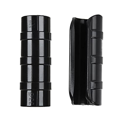 50 PCS Greenhouse Clips 3/4 inch Plastic Greenhouse Clamps 20mm Black ABS Snap Clamp Tube Clip Garden Buildings Tube Clip for Greenhouse Film Sunshade Nets Frame Shelters- Outer Ø 0.95” inner Ø 0.78”