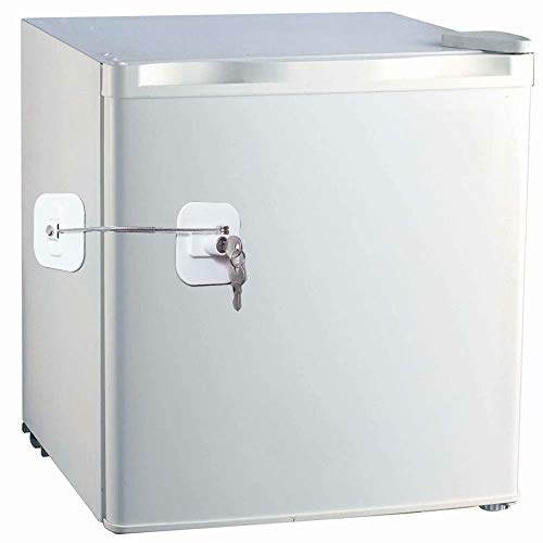 Locks for Refrigerator,2 Pack Fridge Lock with Keys,Lock for a Fridge,White Refrigerator Lock