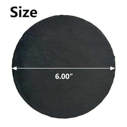 Reptile Basking Platform 6.0IN Turtle Rock Slate Plate Food Bowl Feeding Dish Tortoise Bathing Resting Terrace for Bearded Dragon Chameleon Gecko Snake Lizard Frog Newt - size: 6.0inch(1pcs)