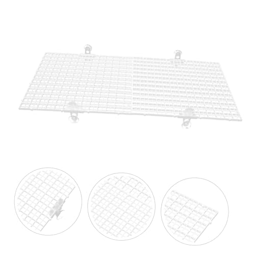 Levemolo 2pcs Aquarium Divider Panel Fish Tank Separator Suction Cups for Reptiles Jump Prevention and Peaceful Coexistence Isolation Board