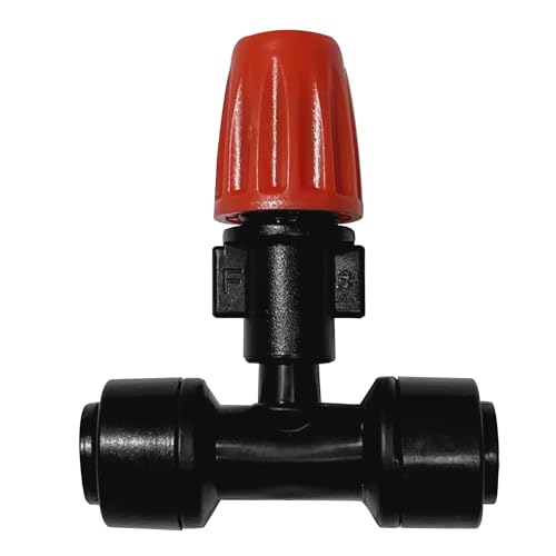 10PCS Push-to-Fit Drip Irrigation Micro Spray Emitters for 1/4 inch Irrigation Tubing, Three-Way Adjustable Atomizing Nozzle, Irrigation Dripper Sprinklers for Garden Greenhouse Agricultural - size: 10PCS Drip Irrigation Micro Spray Emitters