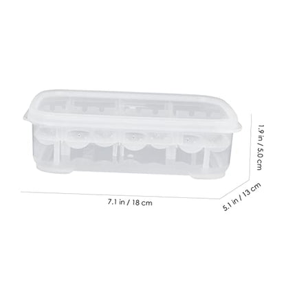 SUPVOX 14 Grids Professional Egg Incubator for Snakes Geckos and Lizards Breeding Box for Turtle and Lizard Eggs - color: White