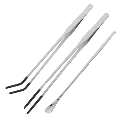 Mikikit 1 Set Ergonomic Reptile Feeding Tweezers Precision Feeding Tool for Geckos Lizards and Aquatic Pets for Terrarium and Aquarium Use