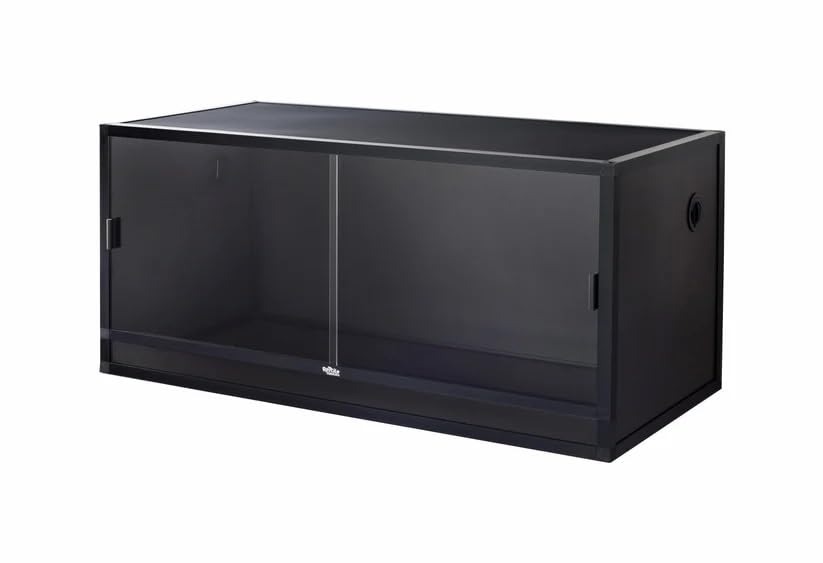 Reptile Habitats 4x2x2 (120 Gallon) Snake Enclosure - V3 - PVC Panels, Glass Doors, Lightweight, Easy to Assemble, Heavy Duty Screen, Aluminum Frame