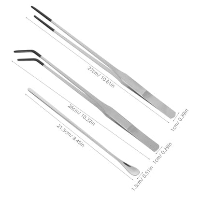 balacoo 1 Set Reptile Feeding Tweezers Ergonomic Tongs for Fish Tanks Terrarium Precision Pet Feeding Tools for Reptiles Pet Shops