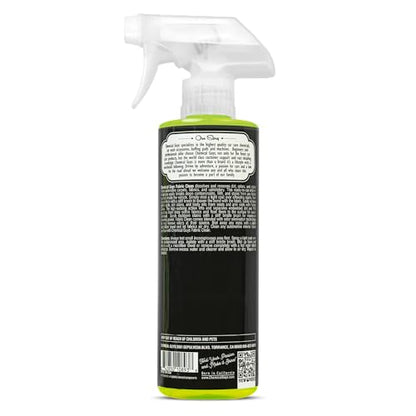 Chemical Guys, Citrus Fabric & Carpet Cleaner, Ready-to-Use Spray, 16 oz | Ready-to-use foaming spray lifts stains and odors from car seats, carpet and floor mats, safe on most fabrics - size: 16 oz
