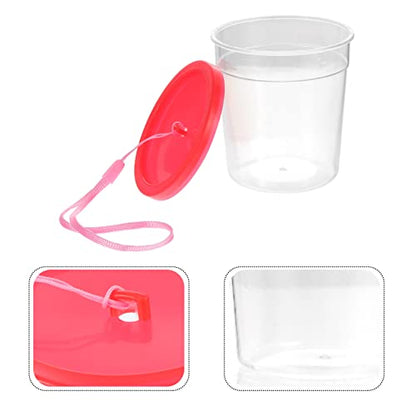 Sosoport 1pc Reptile Feeding Box for Insects and Mini Aquatic Pets Easy to Observe Habitat Strong and Wear- Design for Crickets and Reptiles - color: Transparent