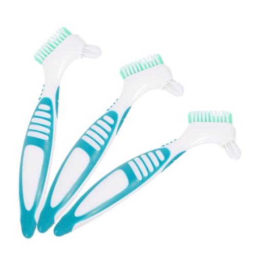BESPORTBLE 3pcs Turtle Shell Cleaning Brush for Tortoise and Aquatic Turtle Portable and Reusable Brush for Aquarium Care - color: Light Green