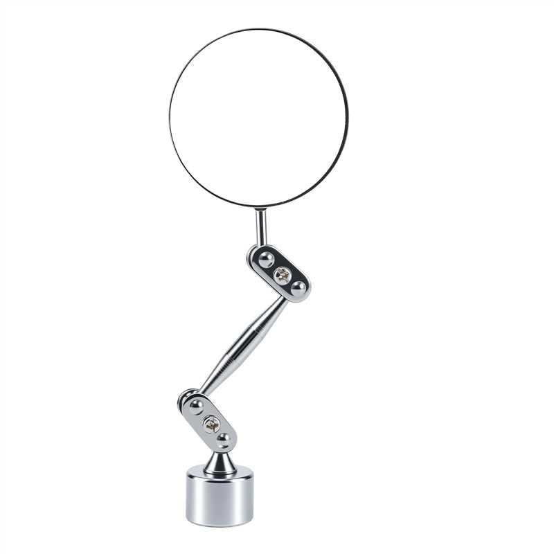 HARDK Inspection Mirror with Magnetic Base - 2 Inch Round Swivel Angle Ball Joint Antenna Inspection Tools for Arc, MIG,Spot Welding,Equipment Inspection,Mechanical Welding,Coffee Machine Maintenance - size: BIG BASE WIITH 2 INCH