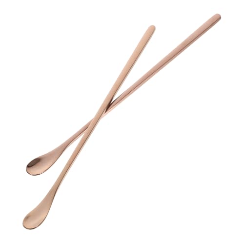 Mipcase 2pcs Stainless Steel Reptile Food Scoop Small Pet Feeding Spoon for Lizards and Reptiles Ergonomic Design for Easy Use and Maintenance Compact and Lightweight Tool for Convenient