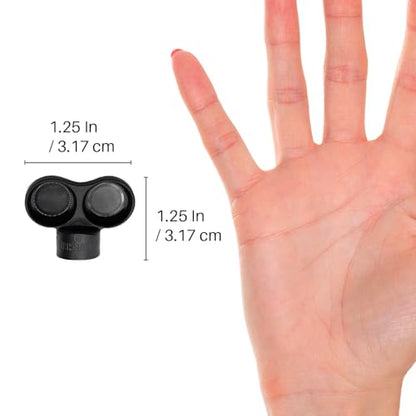 Pangea Microdish Kit for Micro Gecko Feeding, Water Bowl for Tiny Reptiles | Magnetic Attachment Dots Included 1.25in x .75in - size: XS Dual Surface Mount