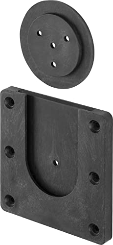 Viper QuickFit Dartboard Mounting Bracket, Universal Dart Board Mount Kit with Track Slider System and Oche Measuring Tape, Wall Mounting Hardware