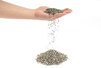 Thoreau Aquarium Sand Natural Decorative Gravel 2-3mm 2L Aquascape | For aquascaping, planted, shrimp and nano tank - size: S,2Lx1pk