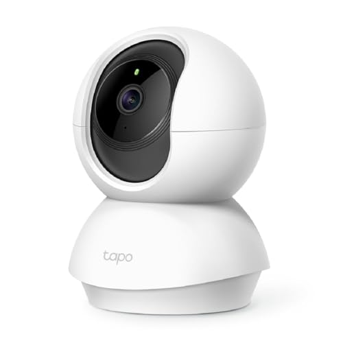 TP-Link Tapo Pan/Tilt Security Camera for Baby Monitor, Pet Camera w/Motion Detection, 1080P, 2-Way Audio, Night Vision, Cloud & SD Card Storage, Works with Alexa & Google Home (Tapo C200) - color: White, style: Indoor Only